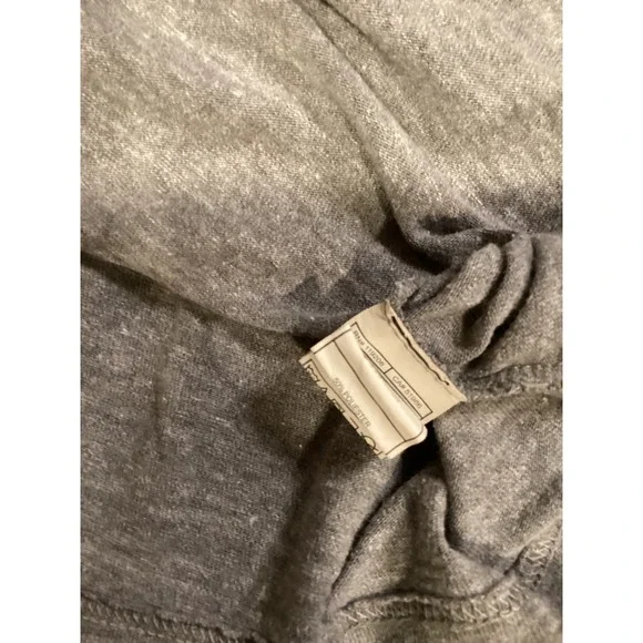 Reebok Chicago Bears Womens Raglan Shirt Gray Navy Blue 3/4 Sleeve Graphic Tee L - Picture 4 of 5